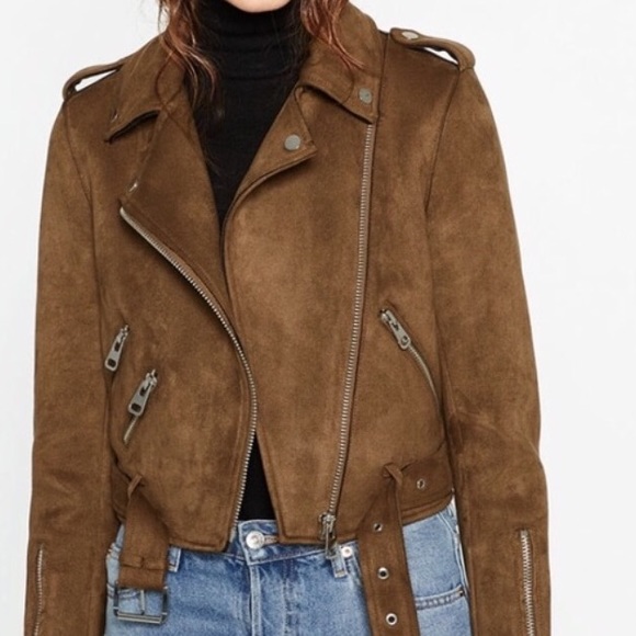 zara brown jacket